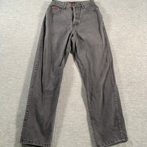 Vintage Golden Star Jeans Womens 11/12 Black High‎ Waist Tapered USA Denim 90s